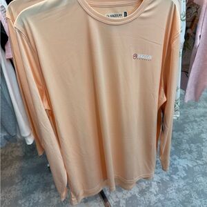Magellan Outdoors Long Sleeve Tee in Peach